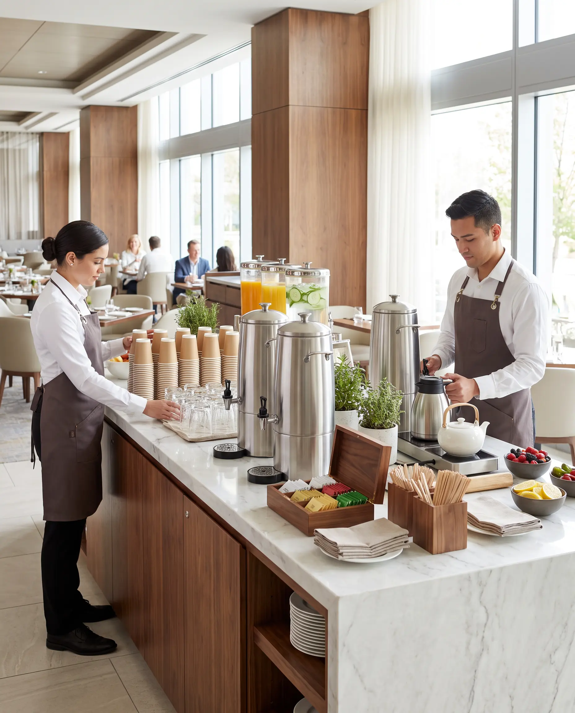Cups, straws, and beverage service supplies