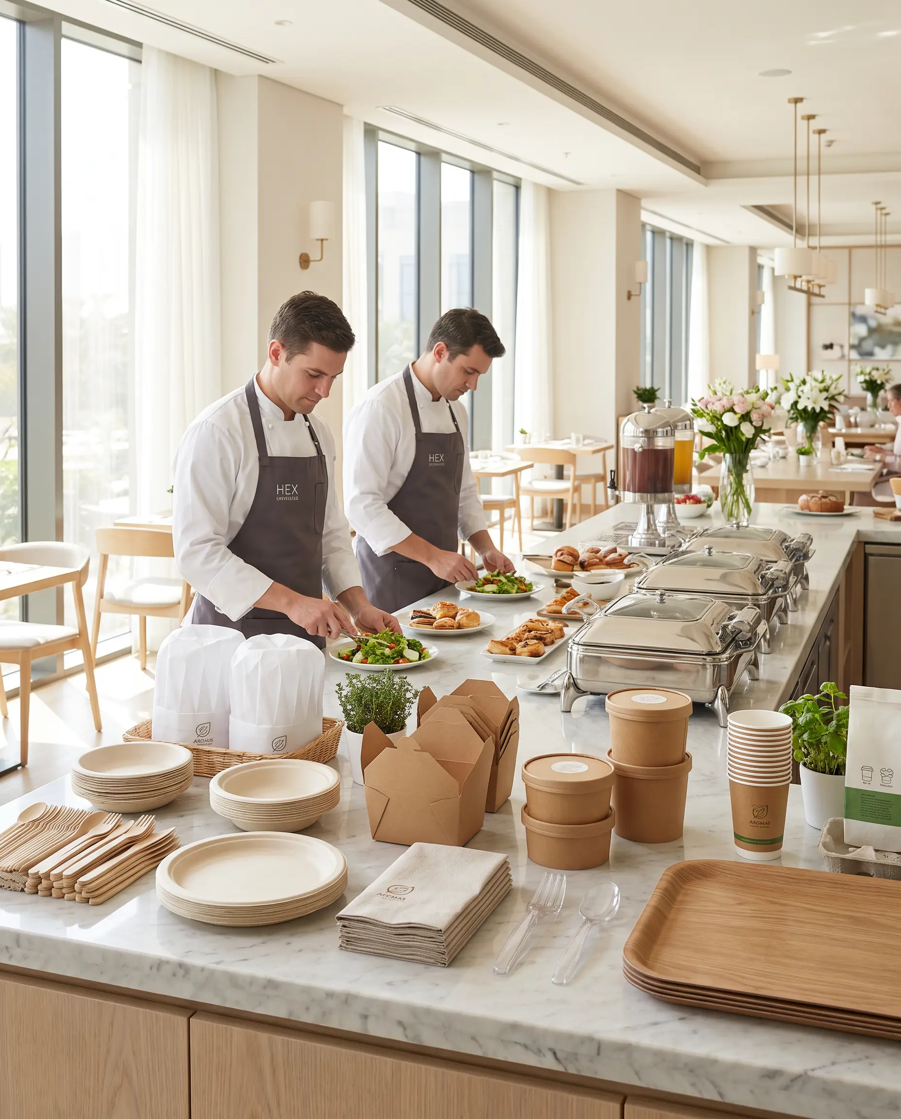 Eco food packaging and service supplies
